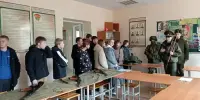 Учащиеся ГУО "Староборисовская средняя школа Борисовского района" посетили 72 гвардейский Объединенный учебный центр